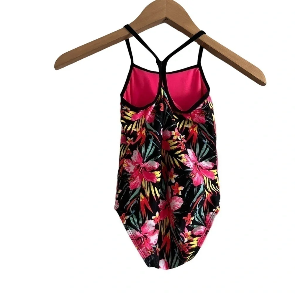 Hurley tropical one piece swimsuit size 5/6